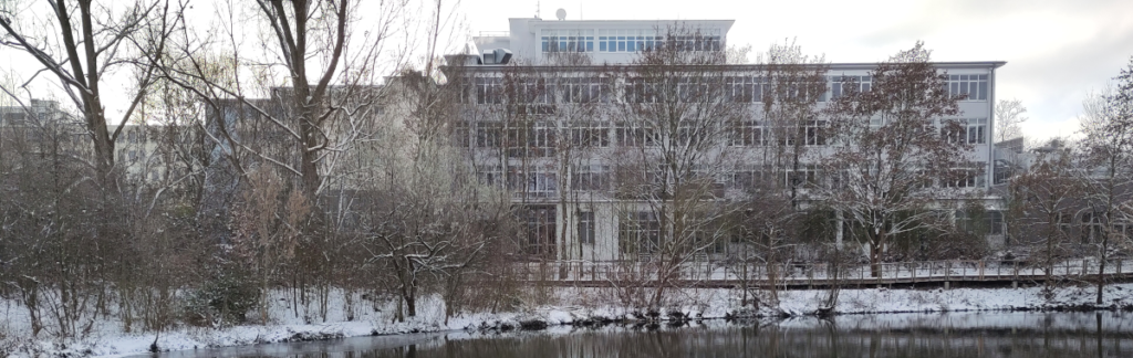 Outside view of Institute in Winter